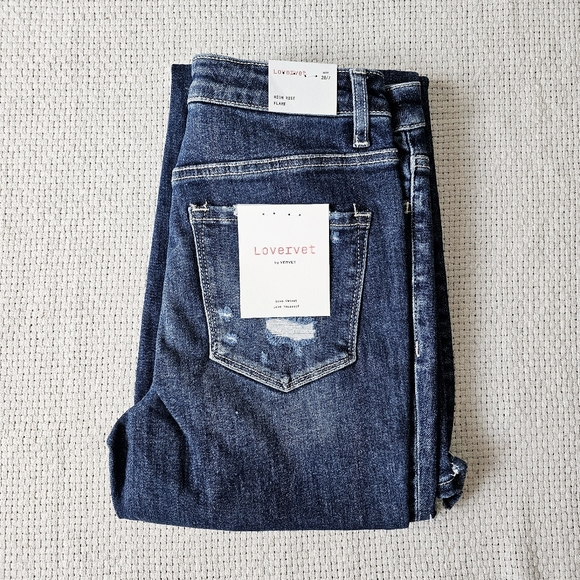 Vervet by Flying Monkey Flare Jeans Size 7(28) Women's Size 6 LAST PAIR - Picture 12 of 16